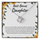 Best Bonus Daughter|| Love Knot Necklace.