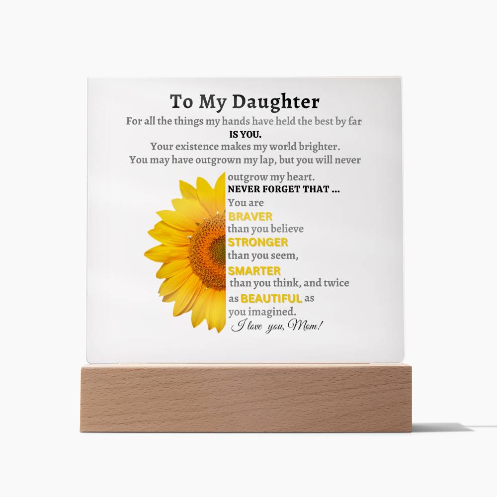 To My Daughter - Never Forget