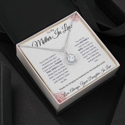 To My Mother In Law - Thank You - Eternal Hope Necklace
