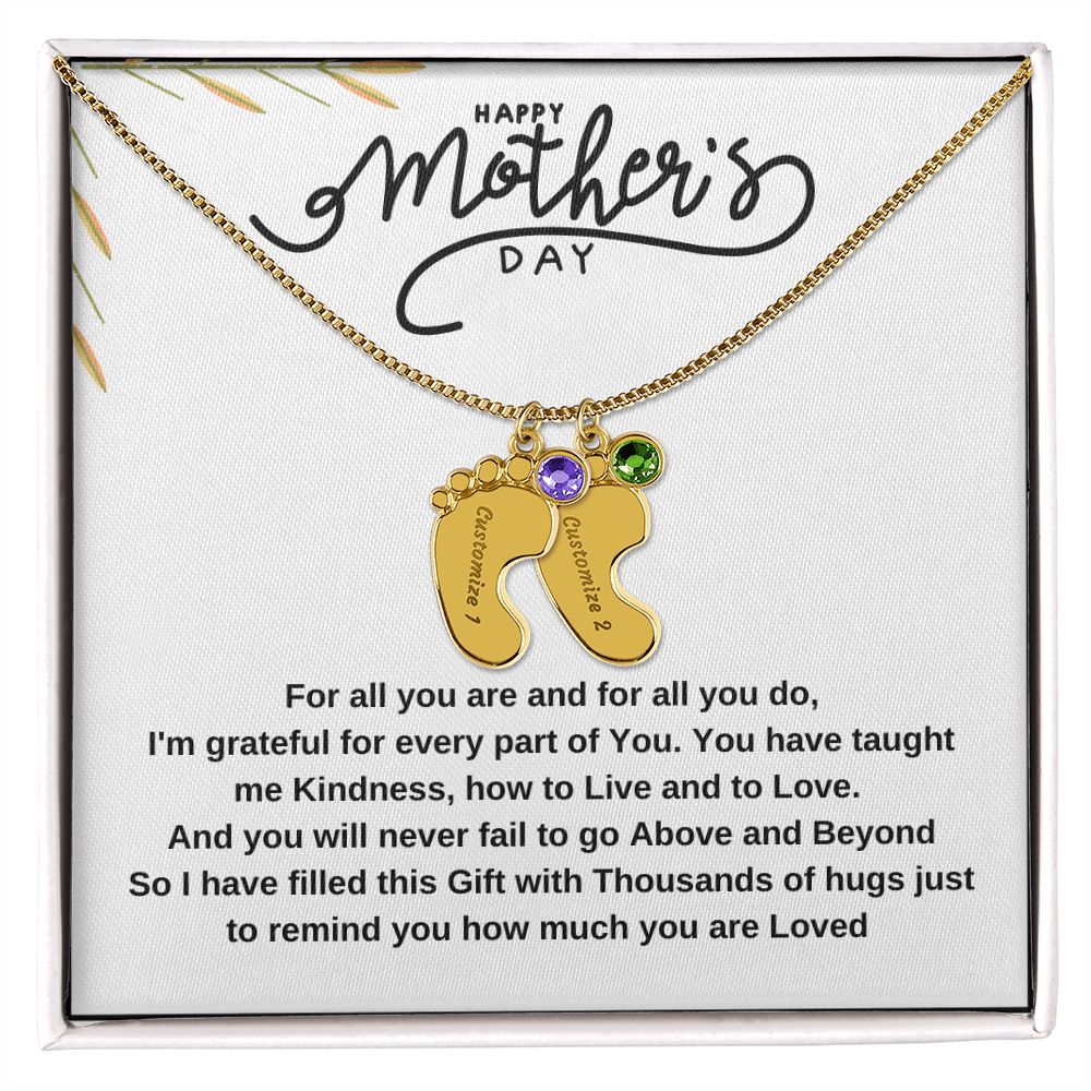 Happy Mother's day | Personalized Baby Feet