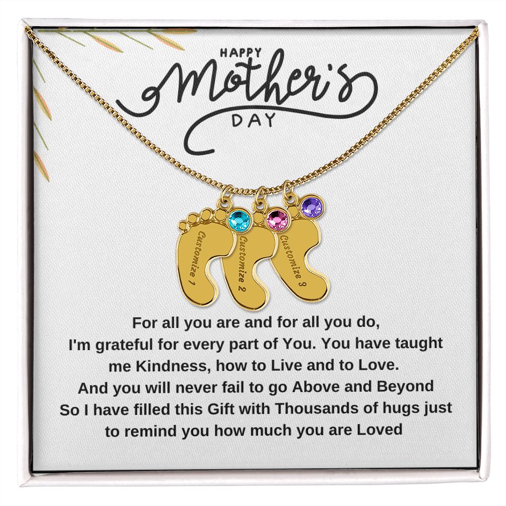 Happy Mother's day | Personalized Baby Feet